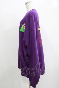 画像2: Candy Stripper / CANDYS PLAY SWEATワンピース  パープル H-25-12-11-053-PU-OP-KB-ZH