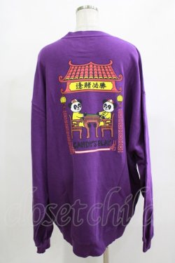 画像3: Candy Stripper / CANDYS PLAY SWEATワンピース  パープル H-25-12-11-053-PU-OP-KB-ZH