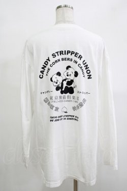 画像3: Candy Stripper / TOKYO PANDA CLUB L/S Tシャツ 2(M) ホワイト H-25-12-11-054-PU-TO-KB-ZH