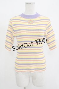 Candy Stripper / SUNNY RIB  2 パープル H-25-12-11-056-PU-TO-KB-ZT1216J