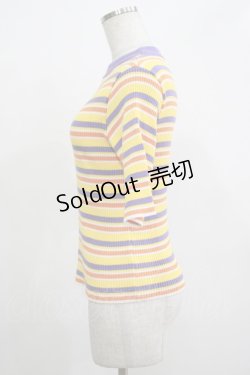 画像2: Candy Stripper / SUNNY RIB  2 パープル H-25-12-11-056-PU-TO-KB-ZT1216J