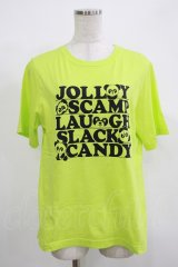 Candy Stripper / PEPE CANDY TEE M ネオングリーン H-25-12-11-057-PU-TO-IW-ZH