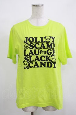 画像1: Candy Stripper / PEPE CANDY TEE M ネオングリーン H-25-12-11-057-PU-TO-IW-ZH