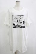 Candy Stripper / PRISONER BUNNYS BIG BIG TEE  ホワイト H-25-12-11-058-PU-TO-KB-ZH