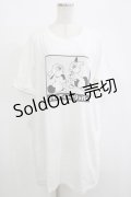 Candy Stripper / PRISONER BUNNYS BIG BIG TEE  ホワイト H-25-12-11-058-PU-TO-KB-ZT461