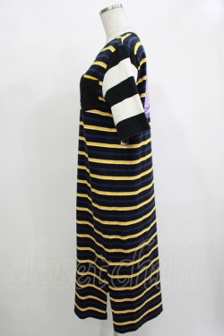 画像2: Candy Stripper / JUST RIGHT WAVE BORDERワンピース  ブラック H-25-12-11-059-PU-OP-KB-ZH