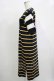 画像2: Candy Stripper / JUST RIGHT WAVE BORDERワンピース  ブラック H-25-12-11-059-PU-OP-KB-ZH (2)