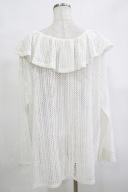 画像3: merry jenny / メッシュニットソーリラクシーチュニック  アイボリー H-25-12-11-062-LO-TO-KB-ZH