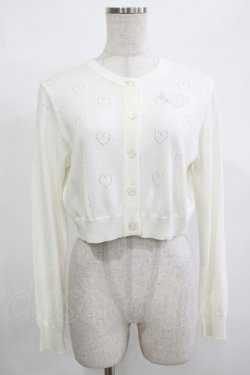 画像1: MILK / Loveカーデ  オフ×ホワイトマーブル H-25-12-11-063-ML-TO-KB-ZH