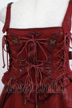 画像4: Ozz oneste / 和チャイナイレギュラーフリルワンピース  ボルドー H-25-12-11-006-OO-OP-KB-ZH