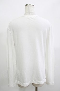 画像3: Jane Marple / ロゴプリントのロングスリーブトップス  白 H-25-12-11-065-JM-TO-KB-ZH
