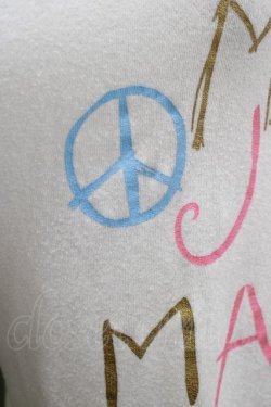 画像5: Jane Marple / ロゴプリントのロングスリーブトップス  白 H-25-12-11-065-JM-TO-KB-ZH