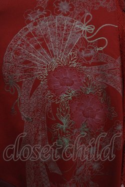 画像5: Ozz oneste / 和チャイナイレギュラーフリルワンピース  ボルドー H-25-12-11-006-OO-OP-KB-ZH