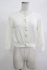 MILK / キャンディーカーデ  ホワイト H-25-12-11-066-ML-TO-KB-ZH