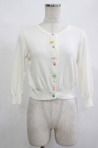 MILK / キャンディーカーデ  ホワイト H-25-12-11-066-ML-TO-KB-ZH