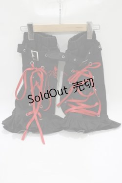 画像1: Grrr the Lipper / 魔界学園レッグウォー魔ァ  ブラック×レッド H-25-12-11-069-PU-ZA-KB-ZH