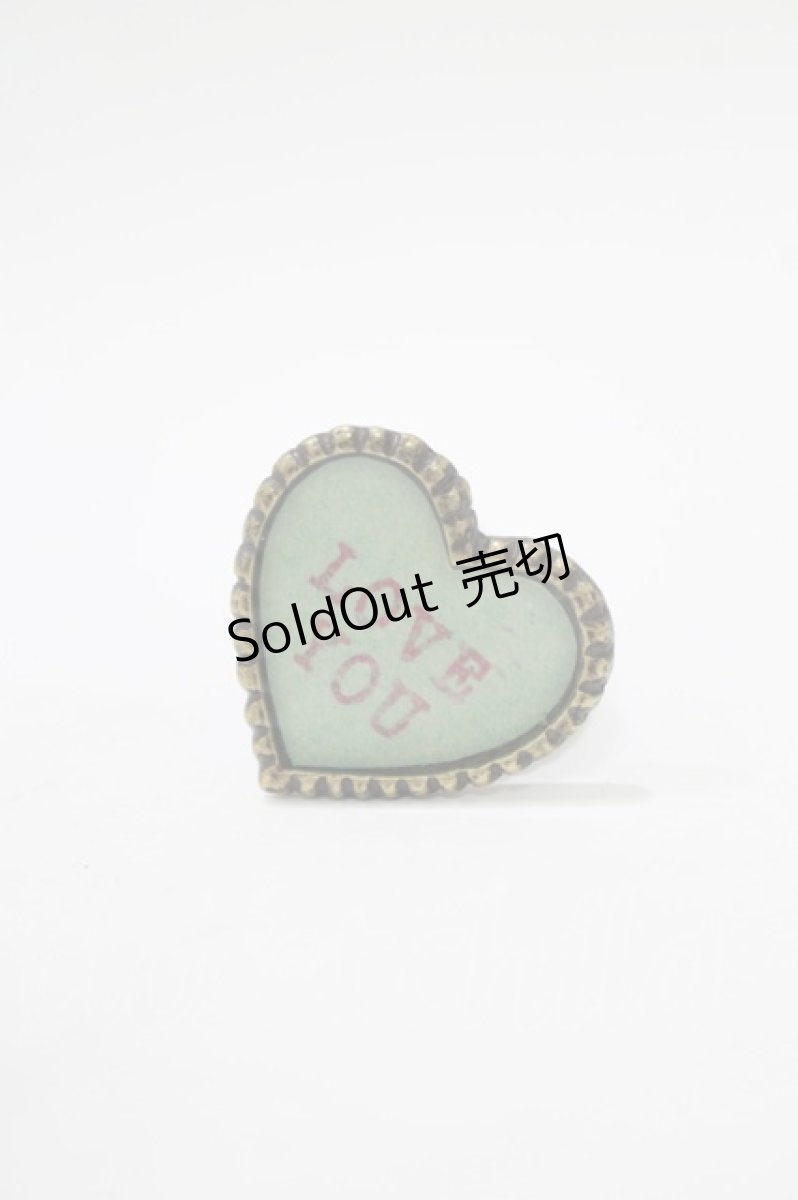 画像1: Katie / SWEET HEART ring 約10号 LOVE YOUミント H-25-12-11-070-LO-AC-KB-ZH (1)