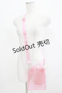 Candy Stripper / GOOD TIME CLEAR SHOULDER BAG  ピンク H-25-12-11-072-PU-BG-KB-ZH