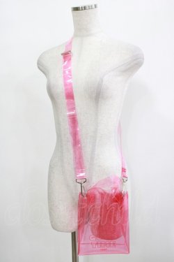 画像1: Candy Stripper / GOOD TIME CLEAR SHOULDER BAG  ピンク H-25-12-11-072-PU-BG-KB-ZH