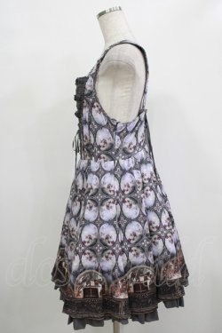 画像2: Ozz oneste / 宗教画プリントジャンパースカート  ブルーグレー H-25-12-11-009-OO-OP-KB-ZH
