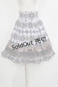 Ozz On / リバーシブルスカート  宗教画プリント×グレー H-25-12-11-010-OO-SK-KB-ZH