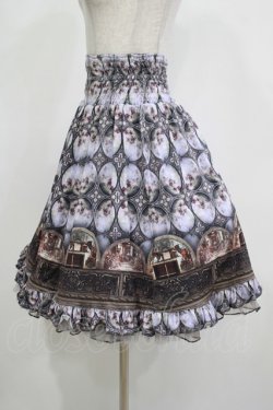 画像2: Ozz On / リバーシブルスカート  宗教画プリント×グレー H-25-12-11-010-OO-SK-KB-ZH