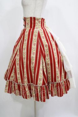 画像2: ATELIER PIERROT / ハイウエストスカート  赤(コーデュロイ) H-25-12-11-011-EL-SK-KB-ZH