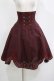 画像1: EXCENTRIQUE / ブラスバンド・コルセットスカート S-M ボルドー H-25-12-11-012-EL-SK-KB-ZH (1)