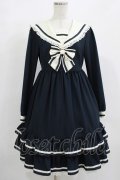 Melody BasKet / フリルセーラーワンピース  ネイビー H-25-12-11-002-LO-OP-KB-ZH