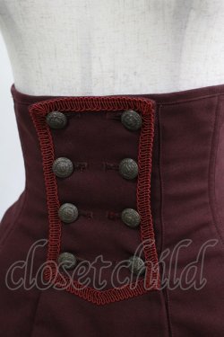 画像4: EXCENTRIQUE / ブラスバンド・コルセットスカート S-M ボルドー H-25-12-11-012-EL-SK-KB-ZH