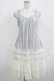 画像1: Ozz oneste / 薔薇刺繍シアーストライプワンピース  グレー H-25-12-11-014-OO-OP-KB-ZH (1)