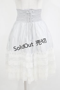 画像1: Ozz oneste / シアーストライプスカート  グレー H-25-12-11-015-OO-SK-KB-ZT465