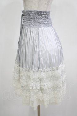 画像2: Ozz oneste / シアーストライプスカート  グレー H-25-12-11-015-OO-SK-KB-ZH