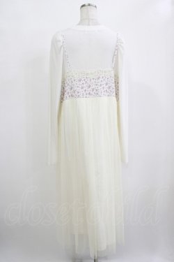 画像3: Candy Stripper / LINGERIE LAYERED DRESS 2 オフ H-25-12-11-018-PU-OP-KB-ZH