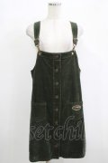 Candy Stripper / CND CORDUROY JUMPER SKIRT 2 カーキ H-25-12-11-019-PU-OP-KB-ZH