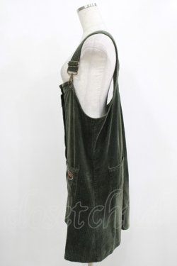 画像2: Candy Stripper / CND CORDUROY JUMPER SKIRT 2 カーキ H-25-12-11-019-PU-OP-KB-ZH