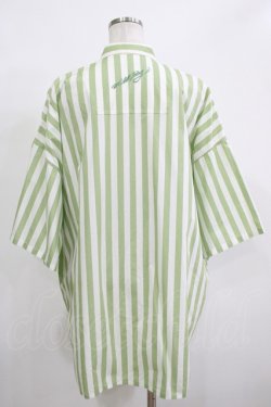 画像3: MILKBOY / STRIPE SHIRT  グリーン H-25-12-11-020-MB-BL-KB-ZH