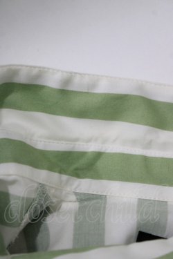 画像4: MILKBOY / STRIPE SHIRT  グリーン H-25-12-11-020-MB-BL-KB-ZH
