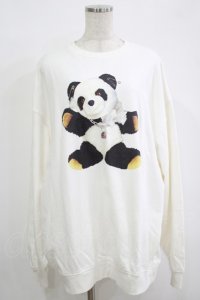 Candy Stripper / ANARCHY PANDA SWEATワンピース 2 オフホワイト H-25-12-11-021-PU-OP-KB-ZH
