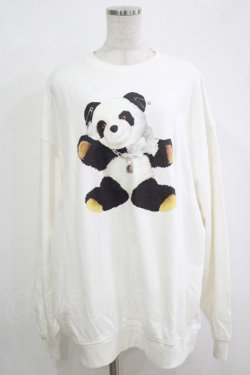 画像1: Candy Stripper / ANARCHY PANDA SWEATワンピース 2 オフホワイト H-25-12-11-021-PU-OP-KB-ZH