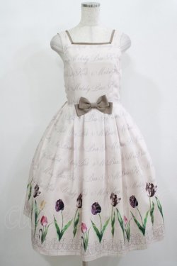 画像1: Melody BasKet / Classy Tulipsジャンパースカート M ピンク H-25-12-11-003-LO-OP-KB-ZH