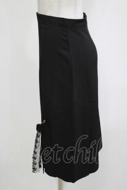 画像2: MARBLE / ブローチ付スカート  黒 H-25-12-11-024-GO-SK-KB-ZH