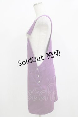 画像2: Candy Stripper / OVERPLAY JUMPER SKIRT  PURPLE H-25-12-11-025-PU-OP-KB-ZH
