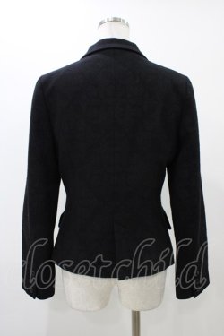 画像2: BPN / ジャガードウールジャケット  ブラック H-25-12-12-038-GO-JA-KB-ZH