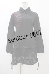 h.ANARCHY / 2Wayロングブラウス  ブラック H-25-12-12-040-HN-BL-KB-ZH