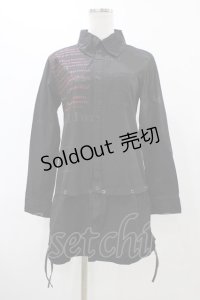 h.ANARCHY / 2Wayロングブラウス  ブラック H-25-12-12-040-HN-BL-KB-ZH