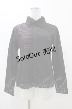 画像3: h.ANARCHY / 2Wayロングブラウス  ブラック H-25-12-12-040-HN-BL-KB-ZH