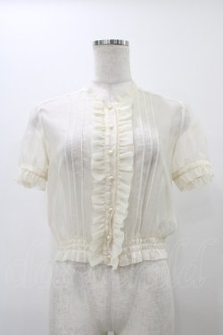 画像1: MILK / ラ・カーデブラウス  オフシアー H-25-12-12-043-ML-BL-KB-ZH