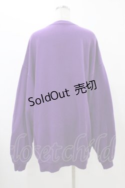 画像2: Candy Stripper / YOUR ALLY SWEATワンピース  パープル H-25-12-12-049-PU-OP-KB-ZH