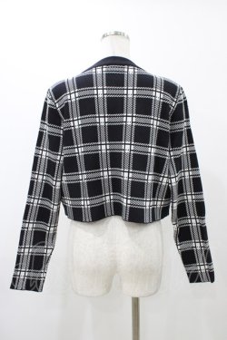 画像2: NieR Clothing / ポケット付き高品質ショート丈カーディガン  ブラック H-25-12-12-057-PU-TO-KB-ZH